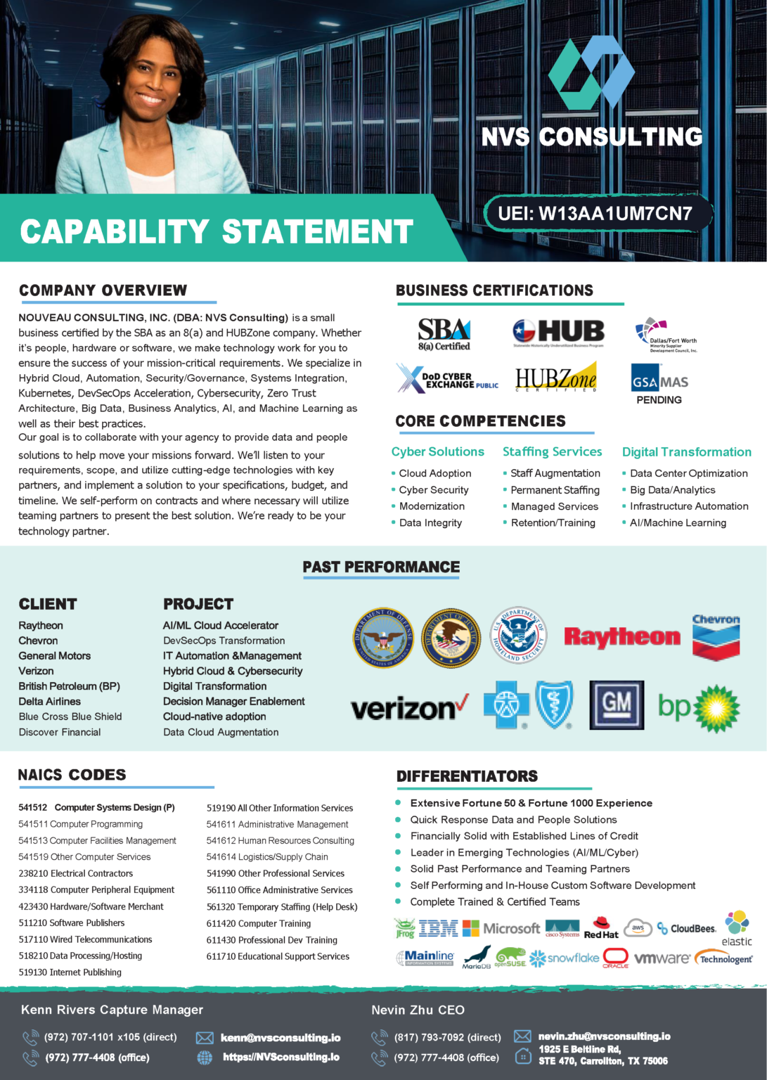 Capability Statement - Nvs