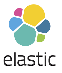 Elastic company logo for search, observability, and security platforms